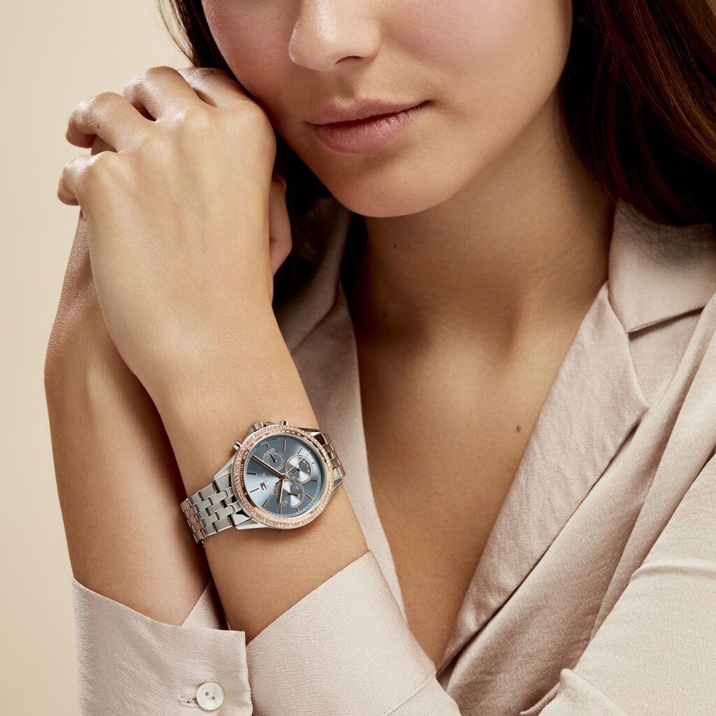 Montre Tommy Hilfiger Ari Bleu - Montres Femme | Histoire d’Or