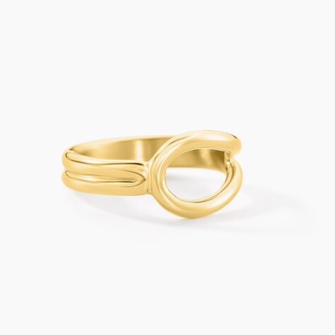 Bague Origin Acier Jaune - Bagues fantaisie Femme | Histoire d’Or