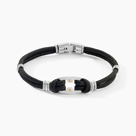Bracelet Orancie Acier Blanc - Bracelets cordon Homme | Histoire d’Or