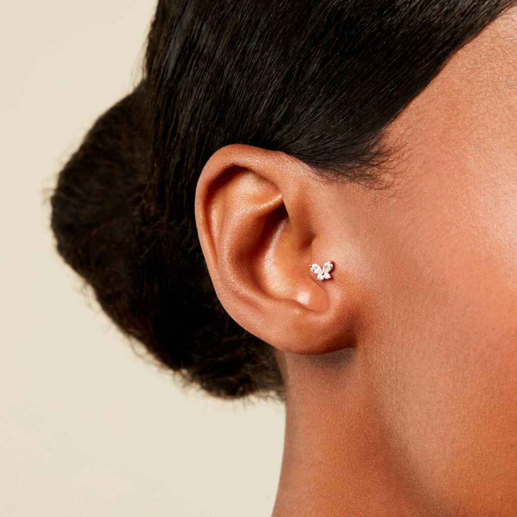 Piercing Orjan Or Jaune Oxyde De Zirconium - Bijoux Femme | Histoire d’Or