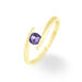 Bague Tiphaine Or Jaune Amethyste - Bagues solitaires Femme | Histoire d’Or