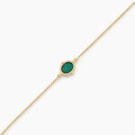 Bracelet Lucky Gems Or Jaune Malachite - Bracelets Femme | Histoire d&rsquo;Or