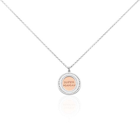 Collier Argent Bicolore Teodoro - Colliers fantaisie Femme | Histoire d&rsquo;Or