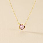 Collier Arenale Or Jaune Amethyste - Colliers Femme | Histoire d&rsquo;Or