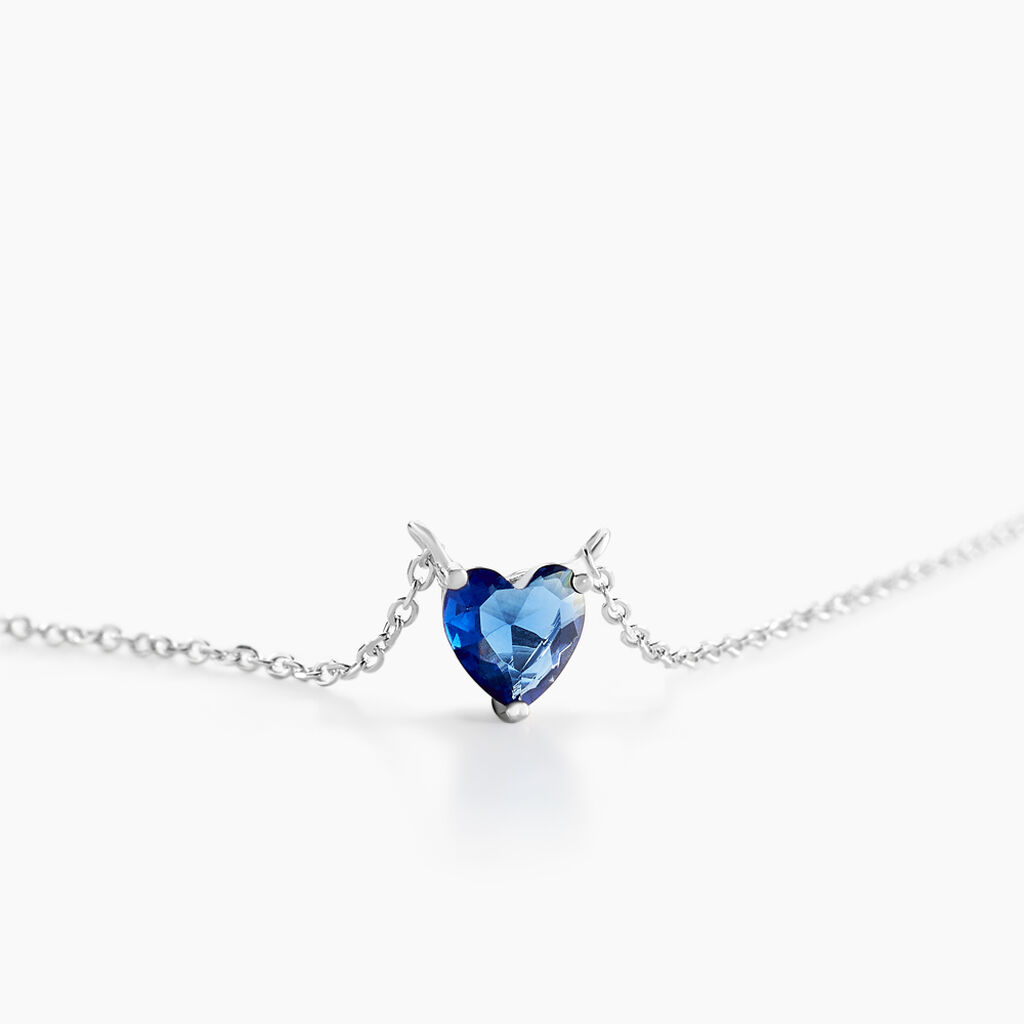 Collier Kelvyn Argent Blanc Oxyde - Colliers fantaisie Femme | Histoire d’Or