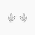 Boucles D'oreilles Puces Tihana Argent Blanc Oxyde De Zirconium - Boucles d'oreilles fantaisie Femme | Histoire d&rsquo;Or