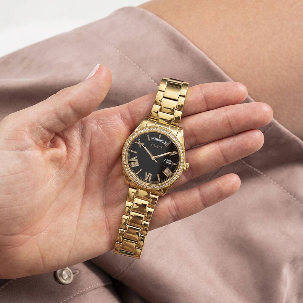 Montre Guess Luna Noir - Montres Femme | Histoire d’Or