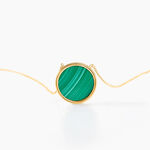 Collier Lucky Gems Or Jaune Malachite - Colliers Femme | Histoire d&rsquo;Or