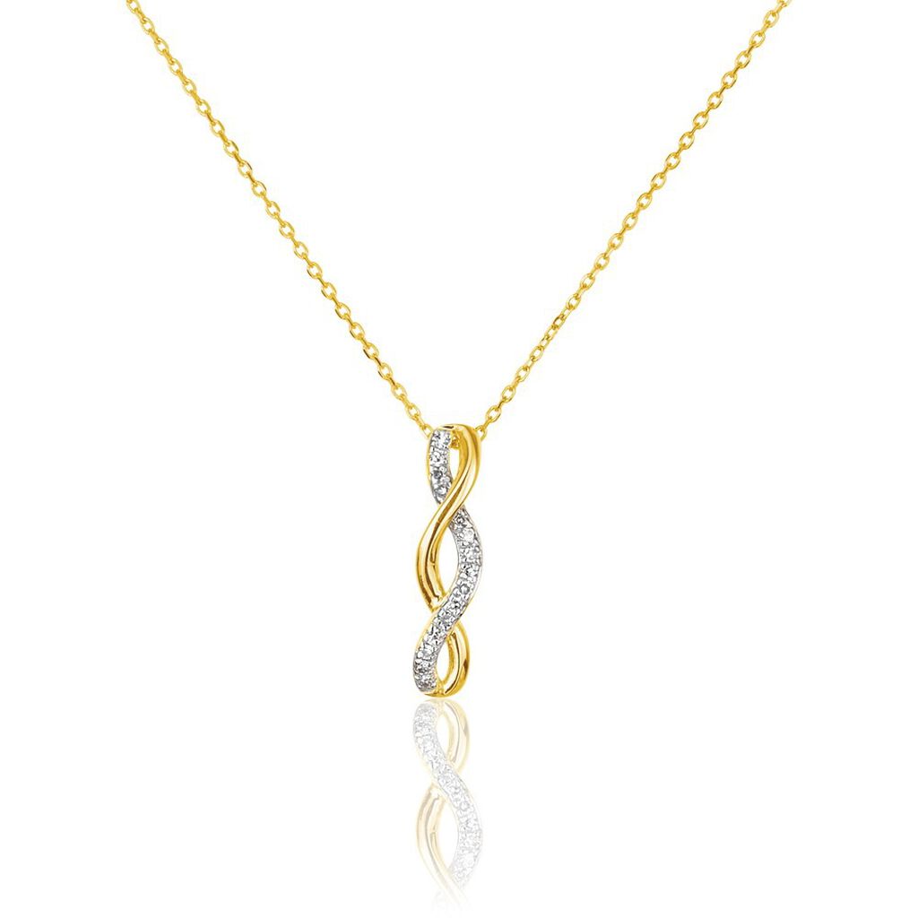 Collier Nucia Or Jaune Diamant