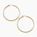Cr&eacute;oles Verania Argent Dor&eacute; A L'Or 750/1000 - Boucles d'oreilles cr&eacute;oles Femme | Histoire d&rsquo;Or