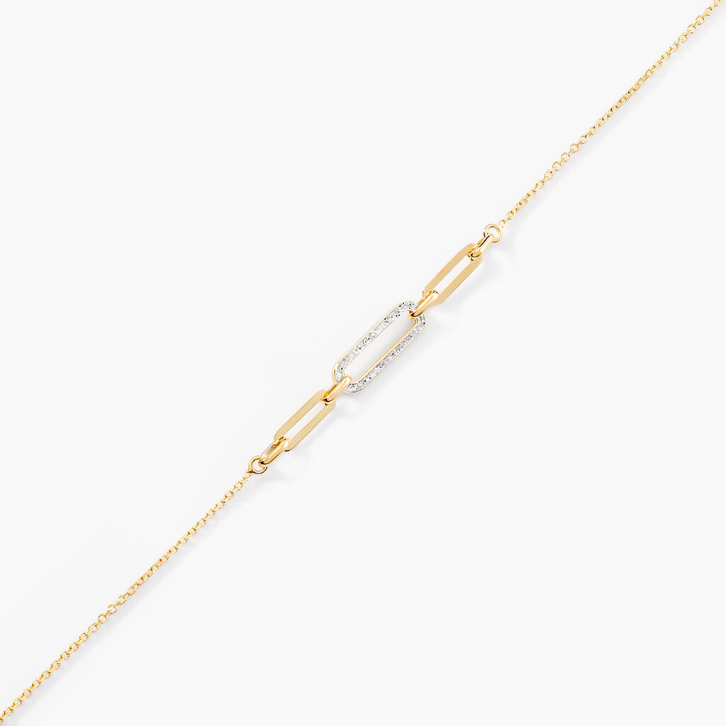 Bracelet Link Or Jaune - Bracelets Femme | Histoire d&rsquo;Or