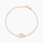 Bracelet Foma Or Jaune Oxyde De Zirconium - Bracelets Femme | Histoire d&rsquo;Or