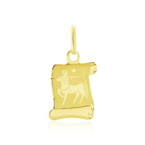 Pendentif Lamie Zodiaque Parchemin Or Jaune - Pendentifs Zodiaque Famille | Histoire d’Or