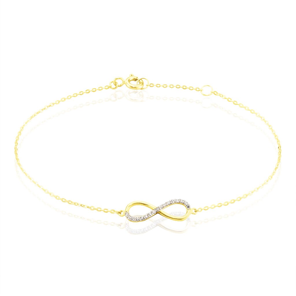 Bracelet Frankiska Or Jaune Oxyde De Zirconium