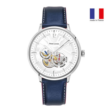 Montre Pierre Lannier Trio Blanc - Montres Homme | Histoire d’Or