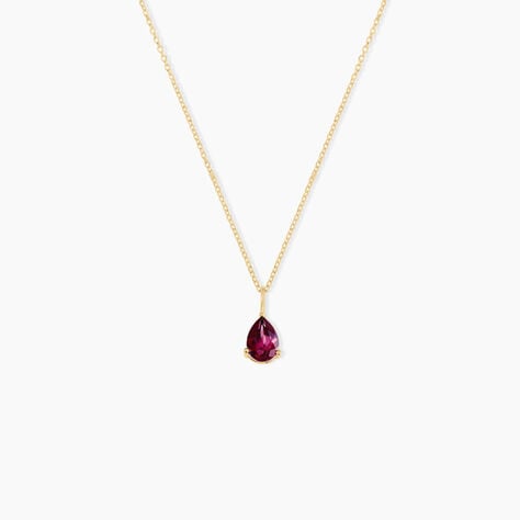 Collier Rhodolite Fever Or Jaune Rhodolite - Colliers Femme | Histoire d’Or