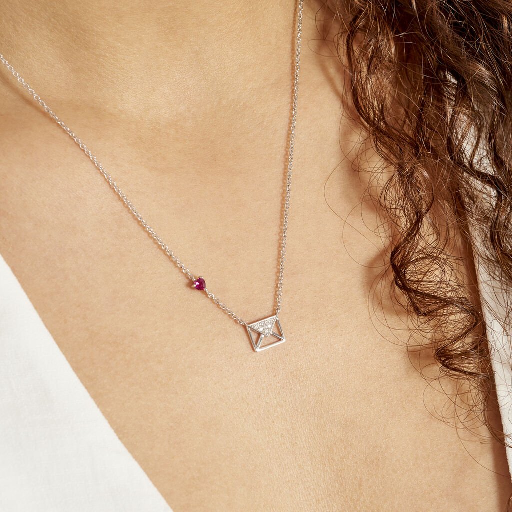 Collier Argent Gurvana Oxydes De Zirconium - Colliers fantaisie Femme | Histoire d’Or