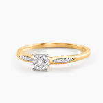 Bague Lakeshia Or Jaune Diamant - Bagues solitaires Femme | Histoire d&rsquo;Or