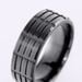 Bague Fabio Acier Noir - Bagues fantaisie Homme | Histoire d&rsquo;Or