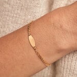 Bracelet Identit&eacute; Marcel Or Jaune - Bracelets Communion Enfant | Histoire d&rsquo;Or