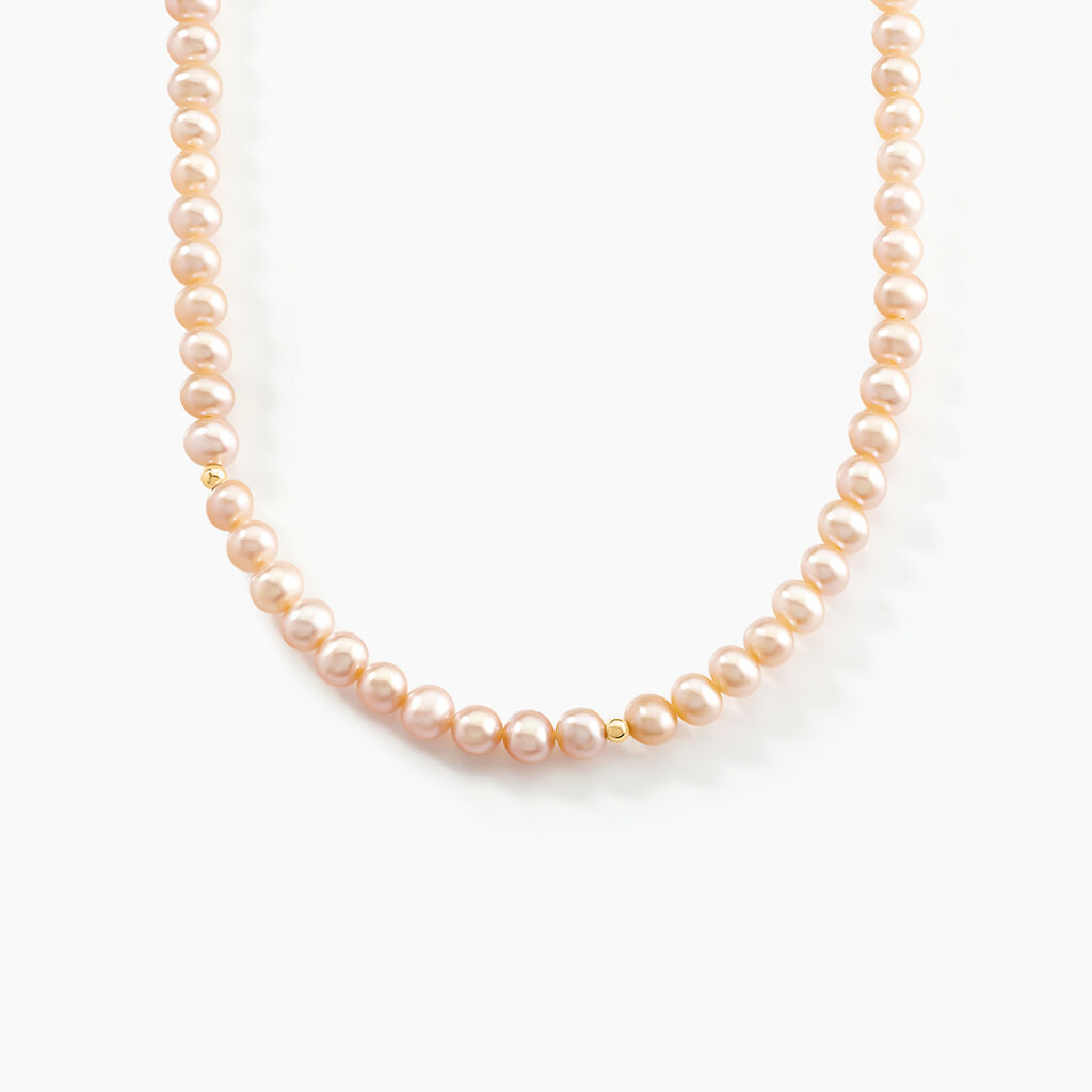 Collier Multicolore Or Jaune Perle De Culture - Colliers Femme | Histoire d&rsquo;Or