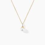 Collier Delight Or Jaune Perle De Culture Et Diamant - Colliers Femme | Histoire d&rsquo;Or