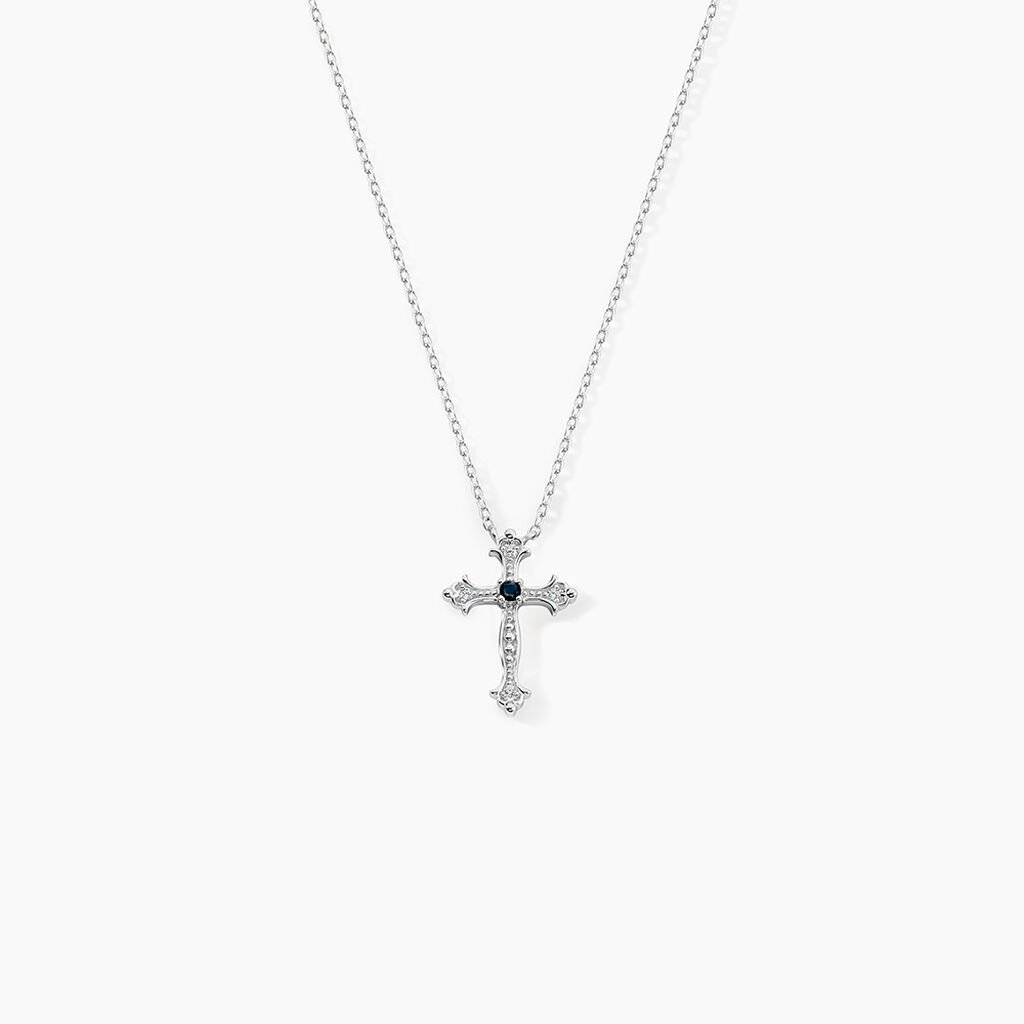 Collier Argent Florian Oxydes De Zirconium - Colliers fantaisie Femme | Histoire d&rsquo;Or