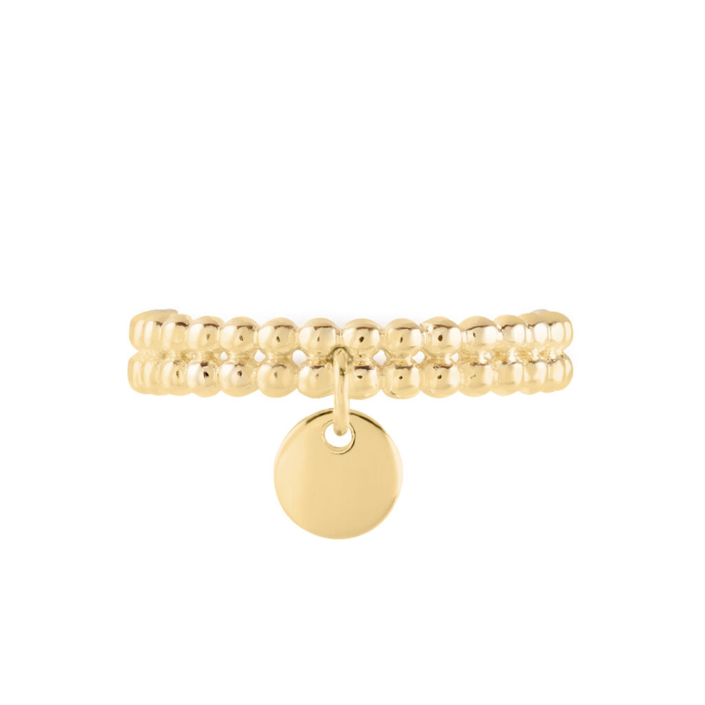 Bague Ajustable Lettice Plaqu&eacute; Or Jaune Oxyde De Zirconium - Bagues fantaisie Femme | Histoire d&rsquo;Or