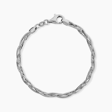 Bracelet Eira Argent Blanc - Bracelets cha&icirc;ne Femme | Histoire d&rsquo;Or
