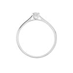 Bague Solitaire One Or Blanc Diamant - Bagues solitaires Femme | Histoire d&rsquo;Or