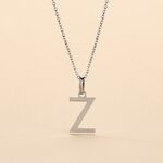 Pendentif Ionia Lettre Or Blanc - Pendentifs Famille | Histoire d&rsquo;Or