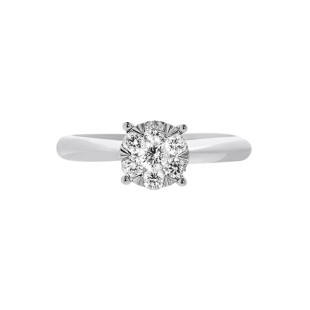 Bague Solitaire Dream Or Blanc Diamant - Bagues solitaires Femme | Histoire d&rsquo;Or