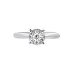 Bague Solitaire Dream Or Blanc Diamant - Bagues solitaires Femme | Histoire d&rsquo;Or