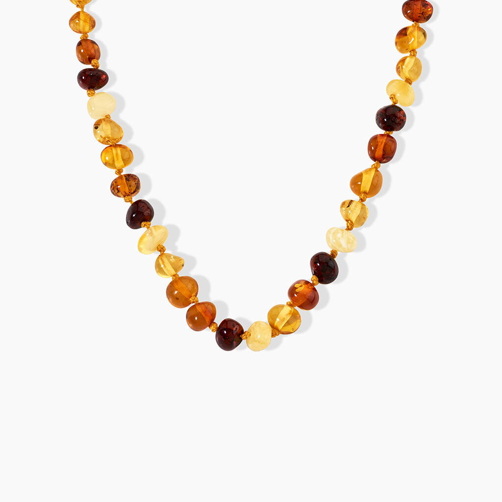 Collier Bebe Argent Blanc Moisha Ambres - Colliers Enfant | Histoire d&rsquo;Or