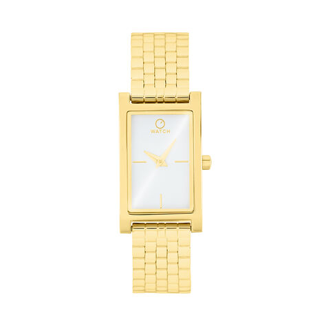 Montre O Watch Oblong Blanc - Montres Femme | Histoire d’Or