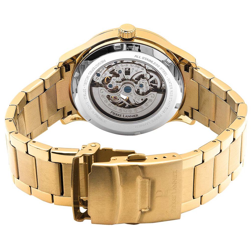 Montre Pierre Lannier Fleuret Noir - Montres Homme | Histoire d’Or