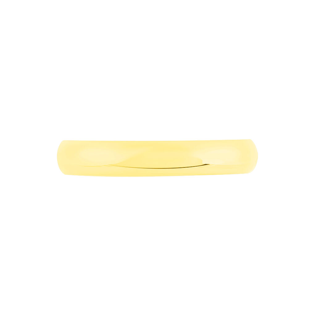 Alliance Aphrodite Ruban Plat Or Jaune - Alliances Famille | Histoire d’Or