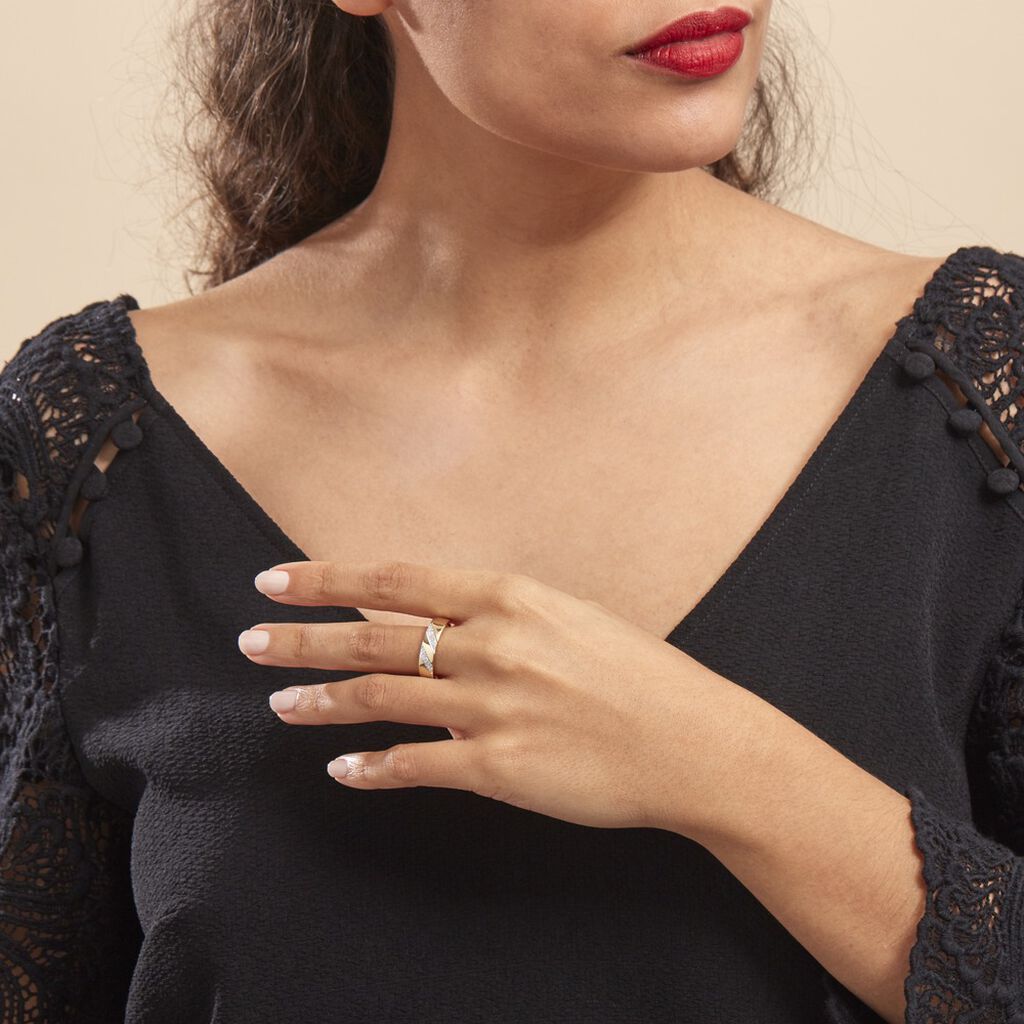 Bague Shalanda Or Jaune Diamant - Bagues avec pierre Femme | Histoire d’Or