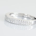 Bague Kelsy Argent Blanc Oxyde De Zirconium - Bagues avec pierre Femme | Histoire d&rsquo;Or