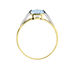 Bague Sidoine Or Bicolore Topaze - Bagues solitaires Femme | Histoire d’Or