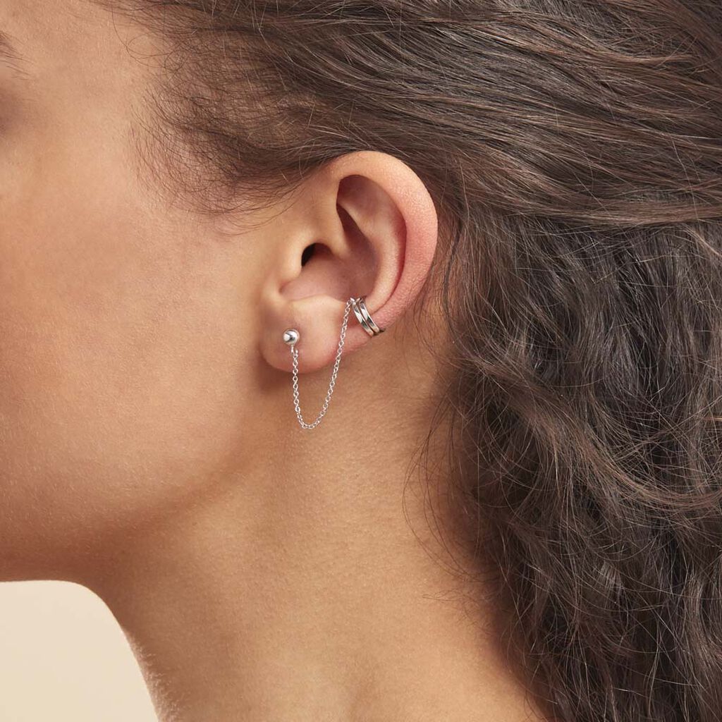 Bijou D'oreille Unitaire Argent Harris - Boucles d'oreilles fantaisie Femme | Histoire d’Or