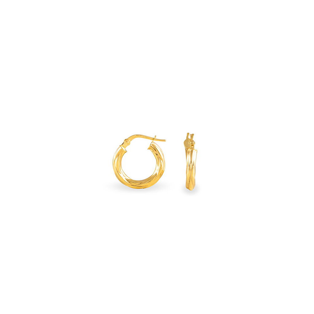 Créoles Anantha Or Jaune - Boucles d'oreilles créoles Femme | Histoire d’Or