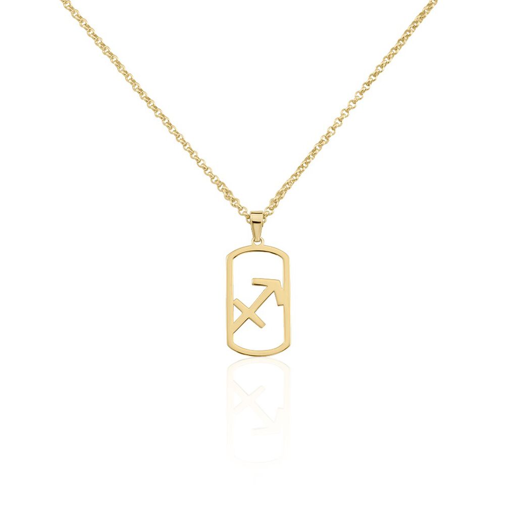 Collier Plaqué Or Prospero - Colliers Zodiaque Homme | Histoire d’Or