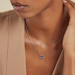 Collier Serafine Argent Blanc Lapis Lazuli Oxyde - Colliers fantaisie Femme | Histoire d&rsquo;Or