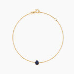 Bracelet Pluie D'Eclat Or Jaune Saphir - Bracelets Femme | Histoire d&rsquo;Or