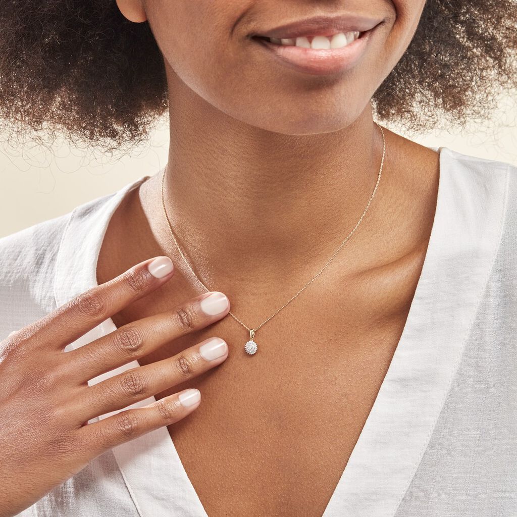 Collier Véronick Or Jaune Diamant - Colliers Femme | Histoire d’Or