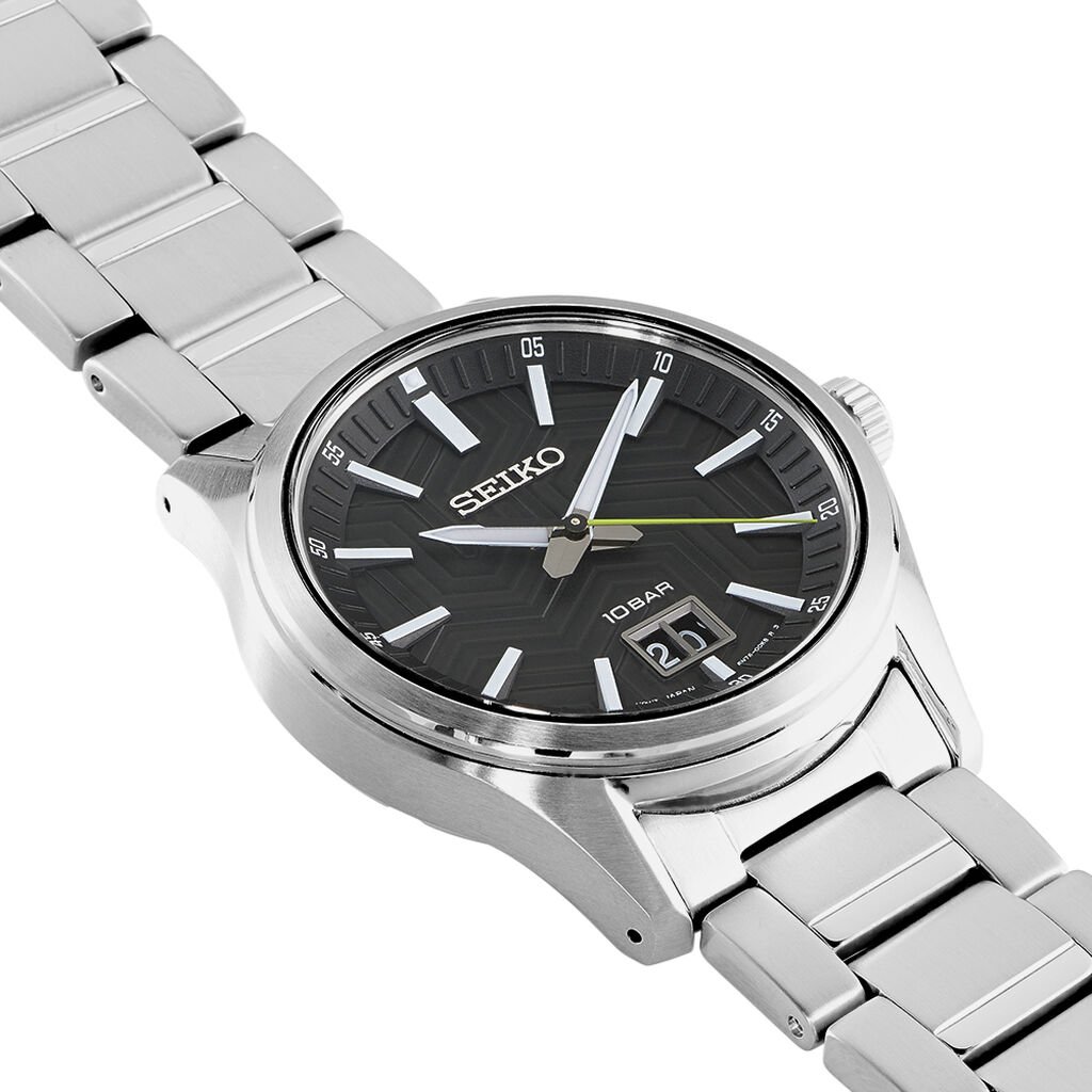 Montre Seiko Classique Noir - Montres Homme | Histoire d’Or