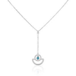 Collier Anaba Argent Blanc - Colliers Lune Femme | Histoire d’Or