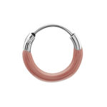 Cr&eacute;ole Unitaire Argent Blanc Samba - Piercings d'oreilles Femme | Histoire d&rsquo;Or