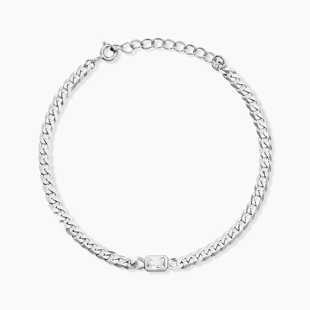 Bracelet Nexus Argent Blanc Oxyde De Zirconium - Bracelets Femme | Histoire d’Or